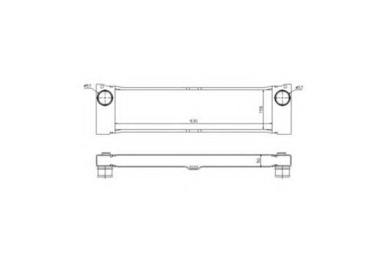 Intercooler, compresor MERCEDES VIANO (W639) (2003 - 2016) NRF 30901 piesa NOUA