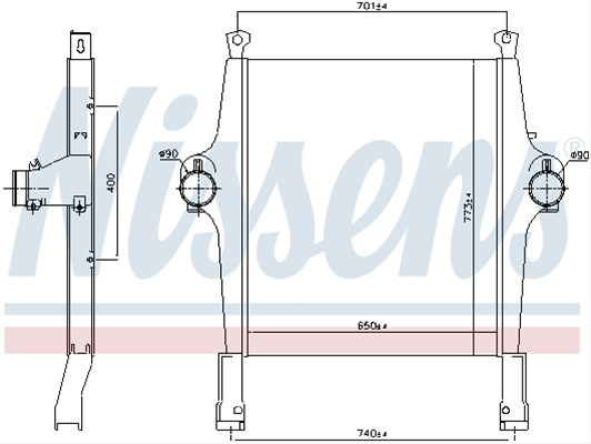 Intercooler, Compresor Nissens Iveco 97046