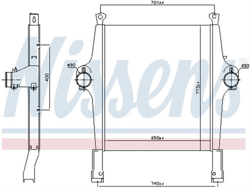 Intercooler, Compresor Nissens Iveco 97046