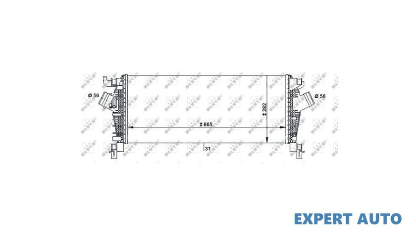 Intercooler, compresor Opel ASTRA J Sports Tourer 2010-2016 #3 1302259