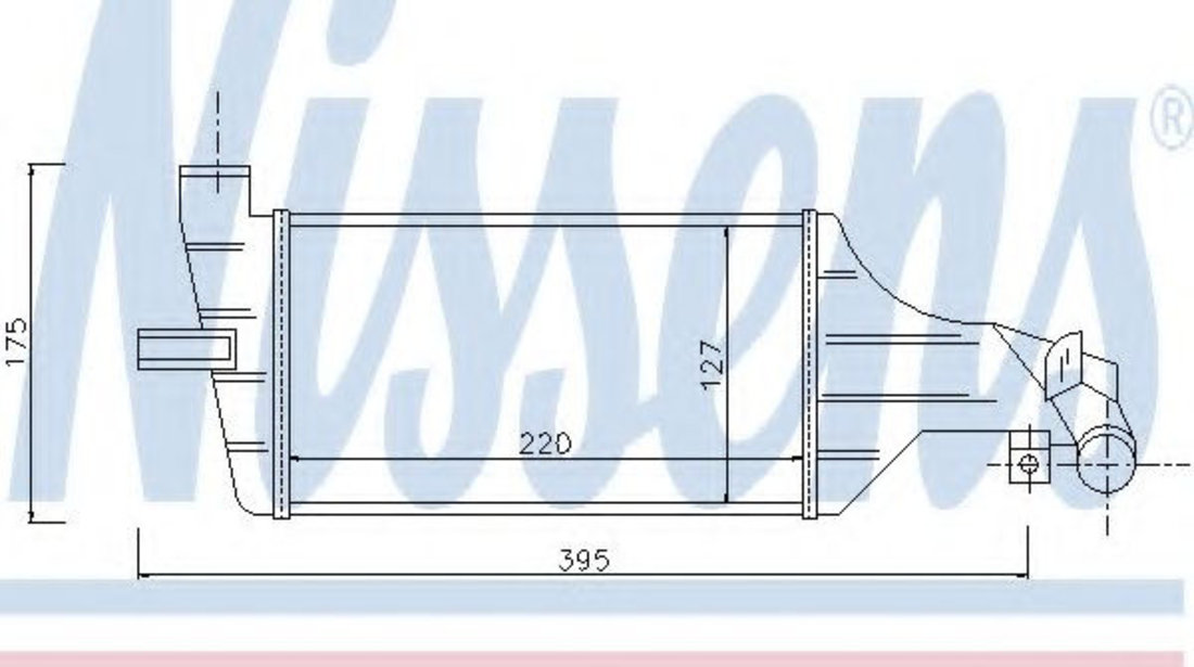 Intercooler, compresor OPEL ZAFIRA A (F75) (1999 - 2005) NISSENS 96789 piesa NOUA