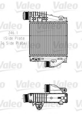 Intercooler, compresor PEUGEOT 308 II SW (2014 - 2016) VALEO 818290 piesa NOUA