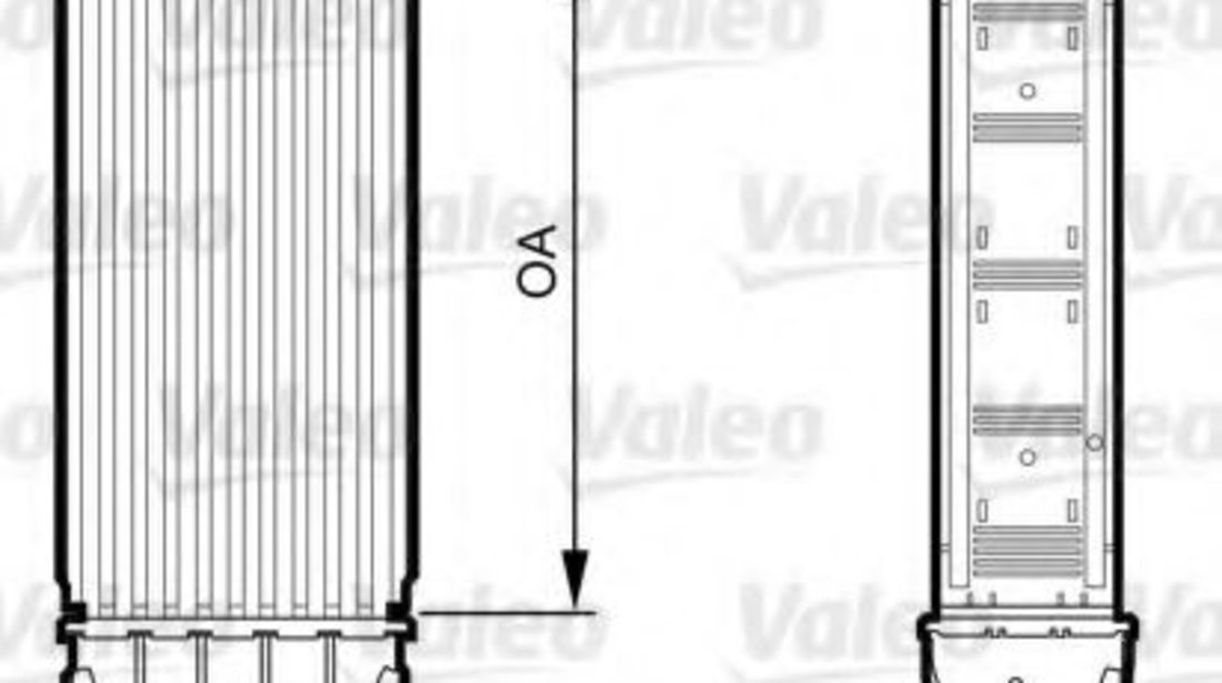 Intercooler, compresor PEUGEOT PARTNER (2008 - 2016) VALEO 818226 piesa NOUA