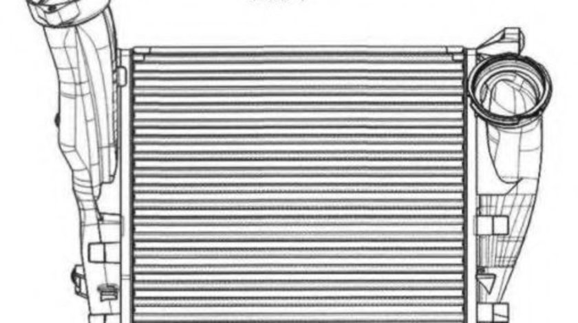 Intercooler, compresor PORSCHE CAYENNE (9PA, 955) (2002 - 2010) NRF 30286 piesa NOUA