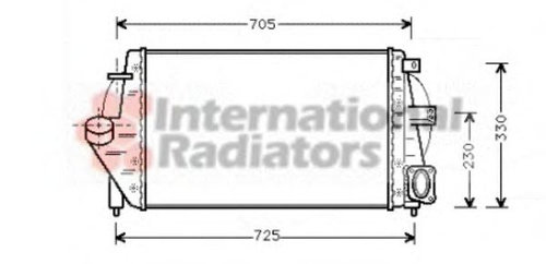Intercooler, compresor RENAULT ESPACE III (JE0) (1996 - 2002) VAN WEZEL 43004212 piesa NOUA