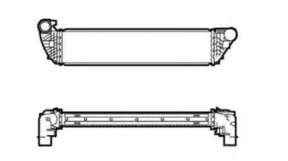 Intercooler, compresor RENAULT ESPACE IV (JK0/1) (2002 - 2015) NRF 30859 piesa NOUA