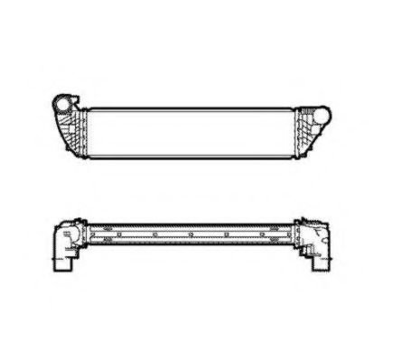Intercooler, compresor RENAULT ESPACE IV (JK0/1) (2002 - 2015) NRF 30859 piesa NOUA