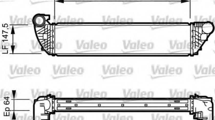 Intercooler, compresor RENAULT ESPACE IV (JK0/1) (2002 - 2015) VALEO 817828 piesa NOUA