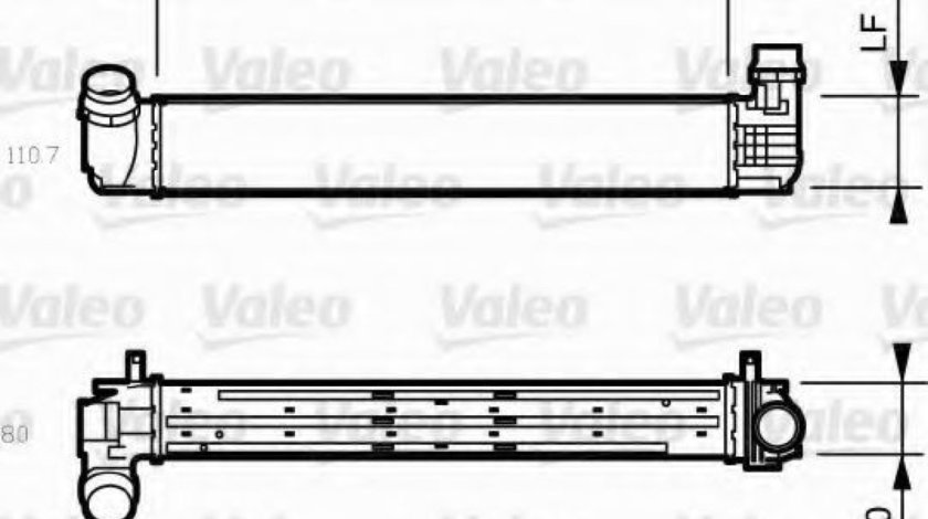 Intercooler, compresor RENAULT GRAND SCENIC III (JZ0/1) (2009 - 2016) VALEO 818870 piesa NOUA