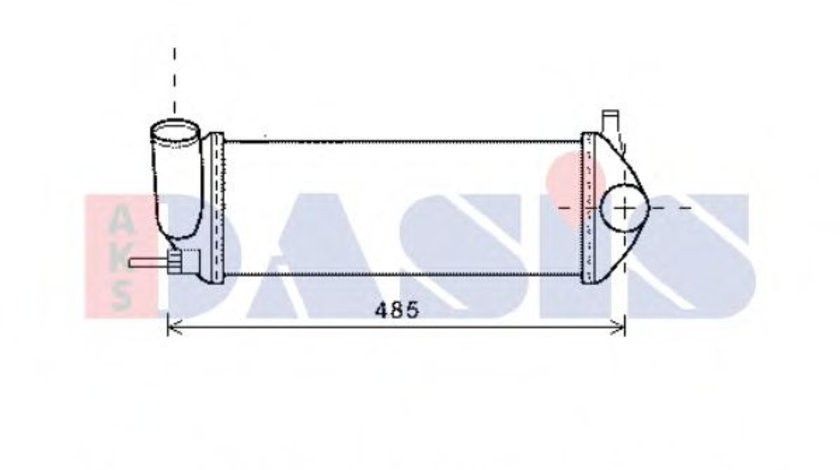 Intercooler, compresor RENAULT KANGOO BE BOP (KW0/1) (2009 - 2016) AKS DASIS 187028N piesa NOUA