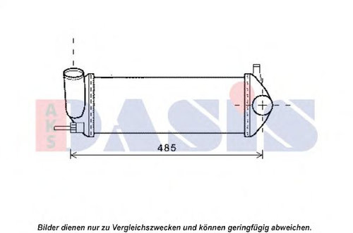 Intercooler, compresor RENAULT KANGOO Express (FC0/1) (1997 - 2007) AKS DASIS 187028N piesa NOUA