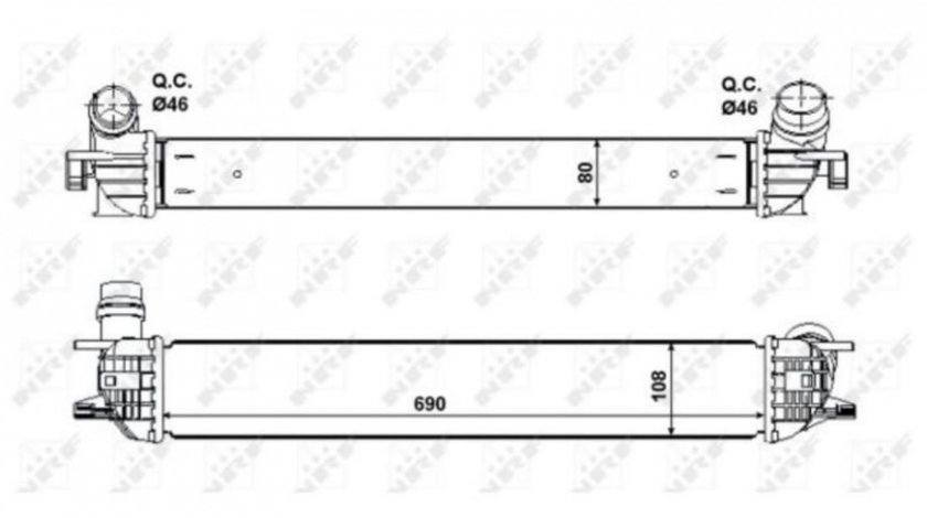 Intercooler, compresor Renault LAGUNA III (BT0/1) 2007-2016 #3 144610001N