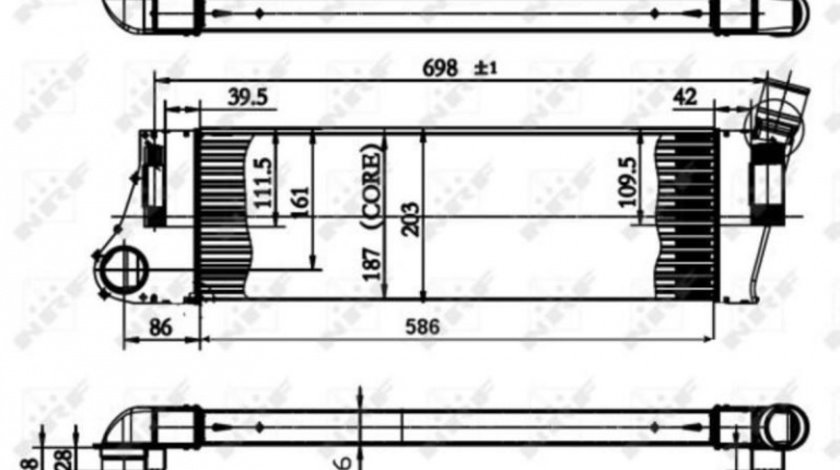 Intercooler, compresor Renault SCENIC II (JM0/1_) 2003-2016 #3 07093016