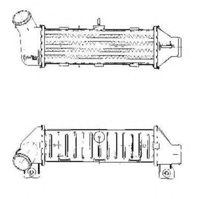 Intercooler, compresor SEAT CORDOBA (6K2) (1999 - 2002) NRF 30444 piesa NOUA