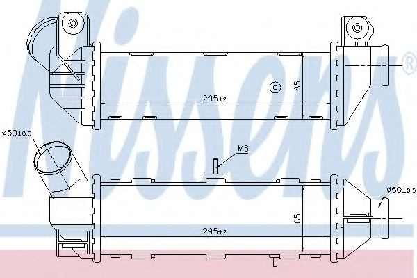 Intercooler, compresor SEAT IBIZA II (6K1) (1993 - 1999) NISSENS 96769 piesa NOUA