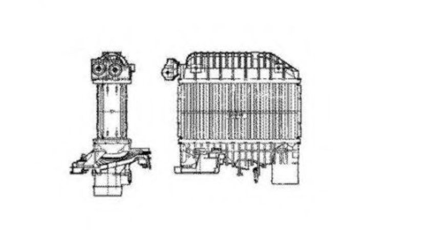 Intercooler, compresor TOYOTA AVENSIS (T22) (1997 - 2003) NRF 30856 piesa NOUA