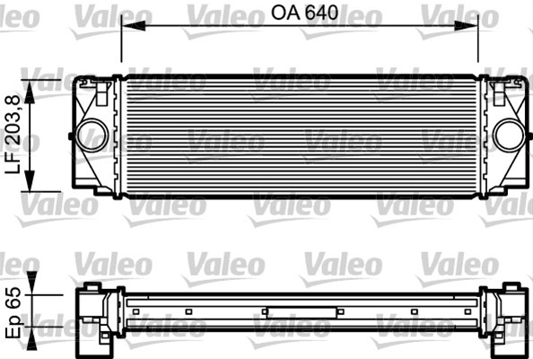 Intercooler, Compresor Valeo Mercedes-Benz 817994