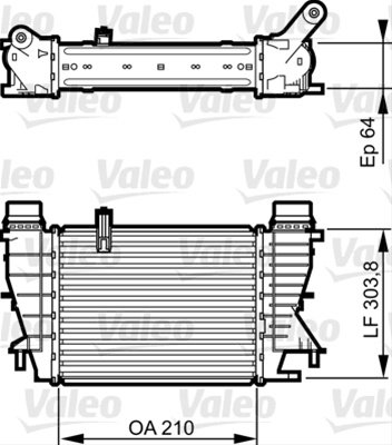 Intercooler, Compresor Valeo Renault 818251