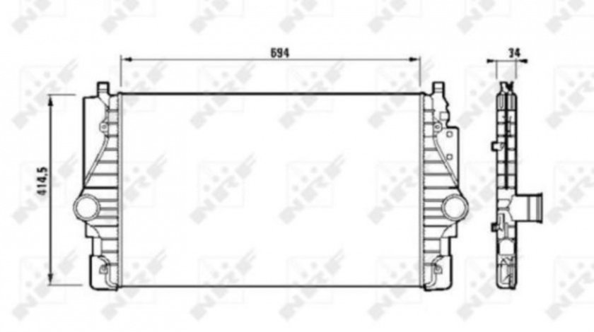 Intercooler, compresor Volkswagen VW PASSAT Variant (3B6) 2000-2005 #2 30873