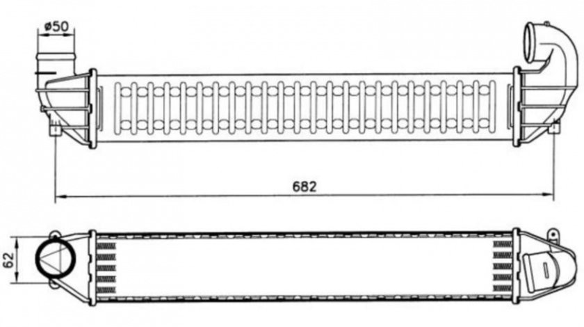 Intercooler, compresor Volkswagen VW SHARAN (7M8, 7M9, 7M6) 1995-2010 #3 047310N