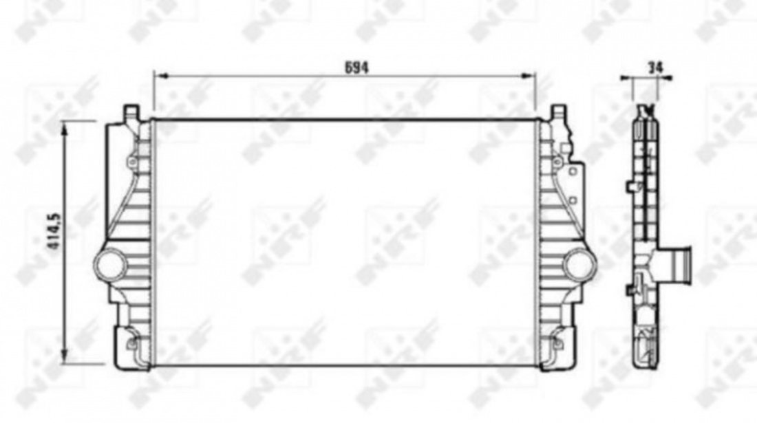 Intercooler, compresor Volkswagen VW TRANSPORTER Mk IV caroserie (70XA) 1990-2003 #2 30873