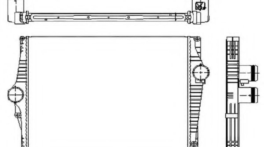 Intercooler, compresor VOLVO XC90 I (2002 - 2016) NRF 30250 piesa NOUA