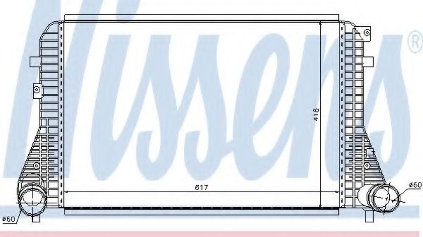 Intercooler, compresor VW BEETLE (5C1) (2011 - 2016) NISSENS 96568 piesa NOUA