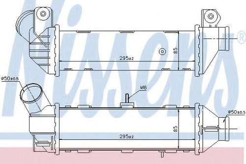 Intercooler, compresor VW CADDY II Combi (9K9B) (1995 - 2004) NISSENS 96769 piesa NOUA