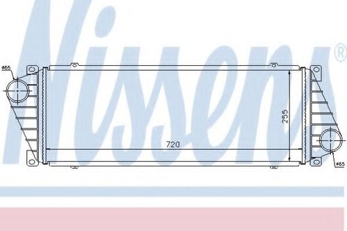 Intercooler, compresor VW LT II caroserie (2DA, 2DD, 2DH) (1996 - 2006) NISSENS 96842 piesa NOUA