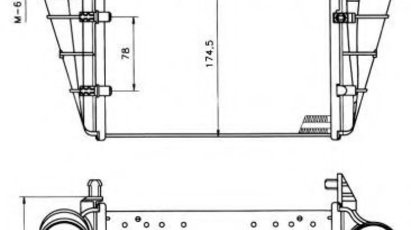 Intercooler, compresor VW PASSAT Variant (3A5, 35I) (1988 - 1997) NRF 30127A piesa NOUA