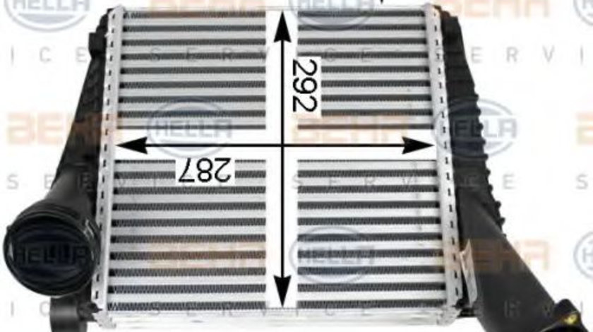 Intercooler, compresor VW TOUAREG (7LA, 7L6, 7L7) (2002 - 2010) HELLA 8ML 376 723-471 piesa NOUA