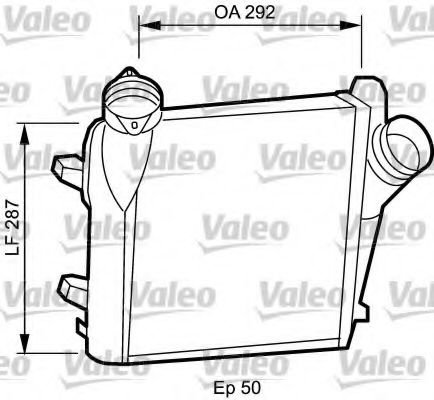 Intercooler, compresor VW TOUAREG (7LA, 7L6, 7L7) (2002 - 2010) VALEO 818814 piesa NOUA