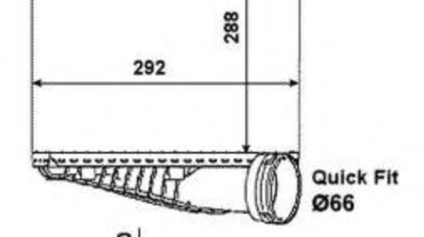 Intercooler, compresor VW TOUAREG (7P5) (2010 - 2016) NRF 30178 piesa NOUA