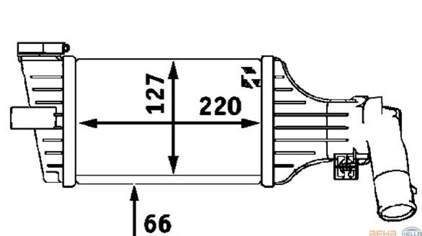 Intercooler Opel Astra G 1.7DTI