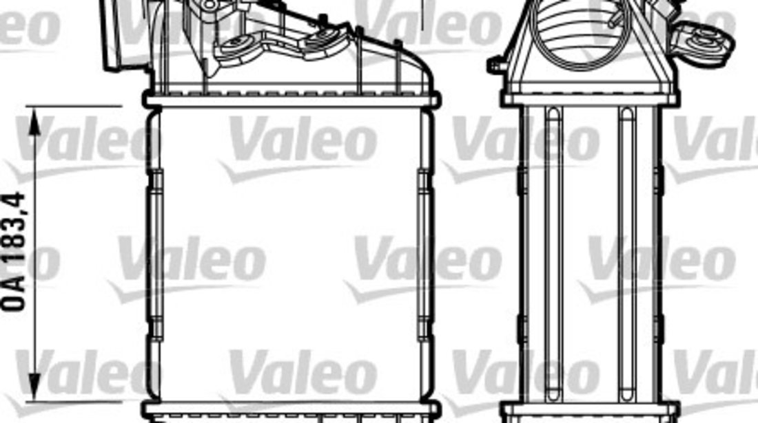 Intercooler radiator aer AUDI TT 1.8 intre 1998-2006 cod intern: CI4078CF