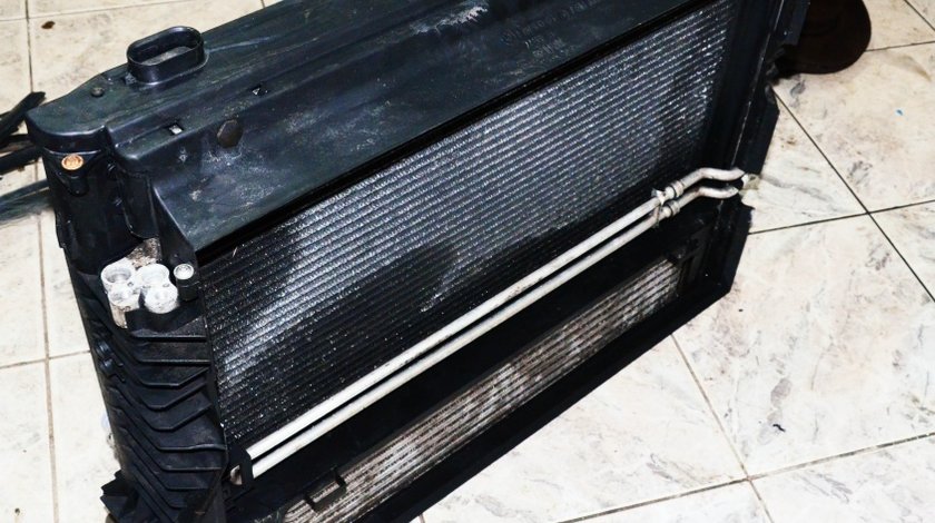 Intercooler + Radiator apa+ radiator AC + Radiator servo + Suport radiatoare BMW E60 E61 N47D20A 520 d 177CAI