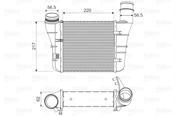 Intercooler Valeo Audi 818669