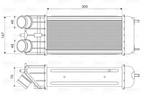 Intercooler Valeo Citroën 818663