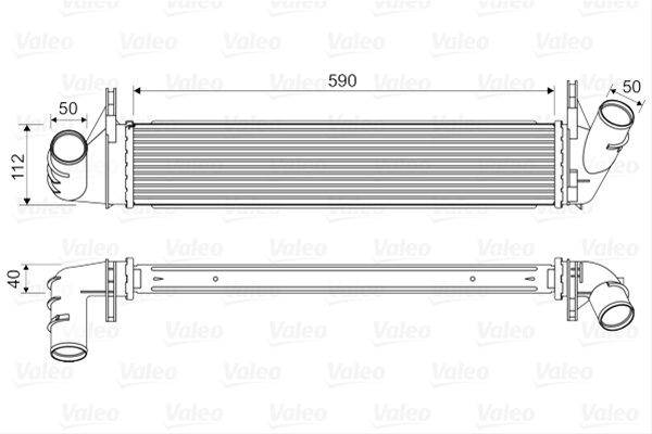 Intercooler Valeo Dacia 818678