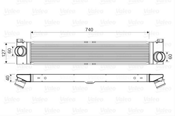 Intercooler Valeo Fiat 818586