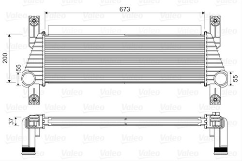 Intercooler Valeo Ford 818352