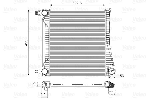 Intercooler Valeo Land Rover 818346