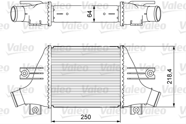 Intercooler Valeo Mitsubishi 818638