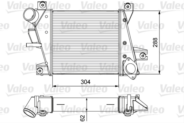Intercooler Valeo Nissan 818360
