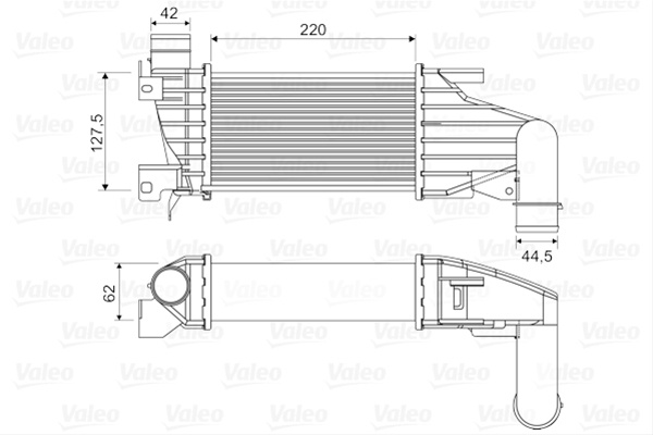 Intercooler Valeo Opel 818555