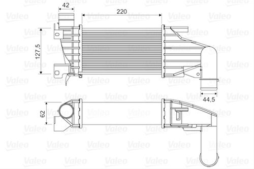 Intercooler Valeo Opel 818555