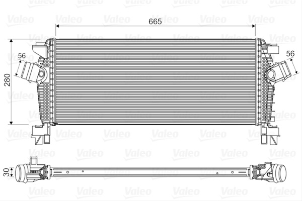 Intercooler Valeo Opel 818566