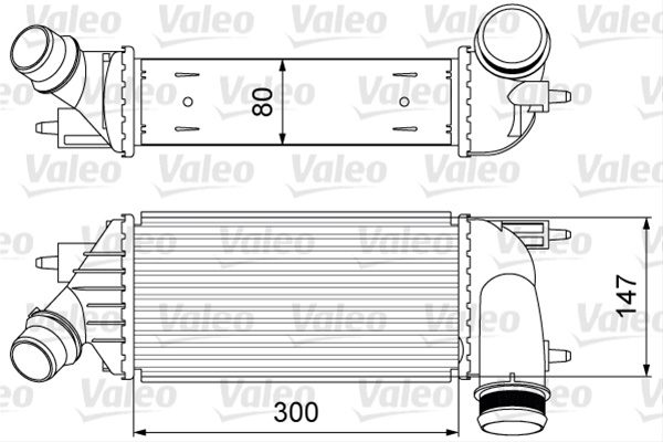 Intercooler Valeo Peugeot 818583