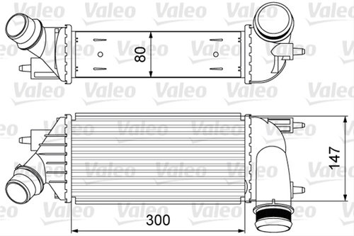 Intercooler Valeo Peugeot 818583