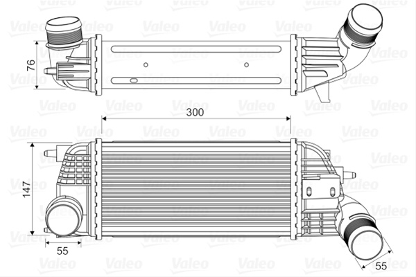 Intercooler Valeo Peugeot 818620
